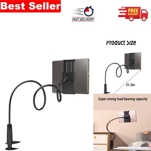 Adjustable black gooseneck - black,